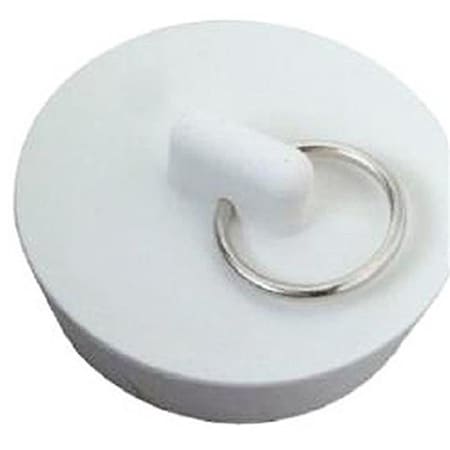 Highkey Master Plumber 1.62 to 1.75 in. Sink Stopper; White LR697020